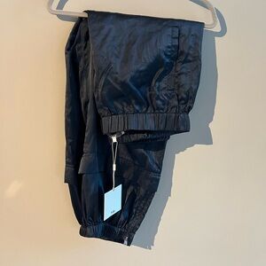 Tibi Shiny Nylon Jogger